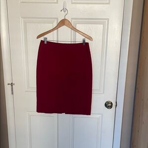 The Limited Women's Red Pencil Skirt